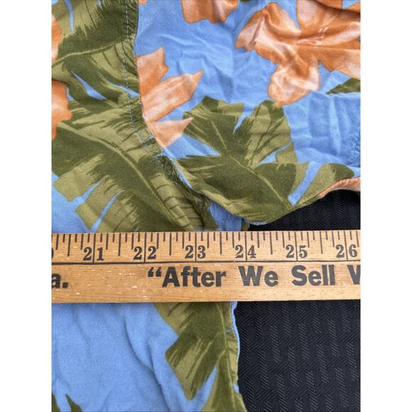 Panama Jack Bold Floral Hawaiian SHORT SLEEVE BUTTON UP SHIRT Large XL - Picture 6 of 7